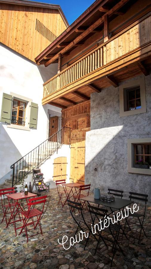 Aux Trois Soleils Panzió Chexbres Kültér fotó