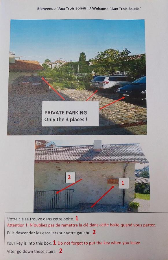 Aux Trois Soleils Panzió Chexbres Kültér fotó